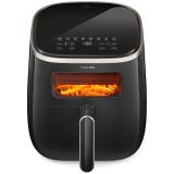 Friteuza cu aer cald Seria 3000 Airfryer XL HD9257/80, 1kg, 5.6l, 1700W, Negru-argintiu