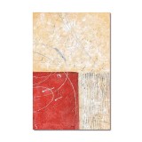 Tablou abstract pictat manual living, birou, Impovizatie in abstract 2, 90x60cm ulei pe panza in cutit efect 3D, gata de agatat pe perete