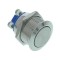 Intrerupator fara retinere elSales ELS-ICR metalic , diametru 19 mm , 3 A , 220 V , normal deschis, argintiu