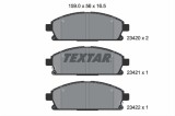 Set placute frana TEXTAR 2342001