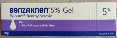 Tretin Peroxide Benzoyl Benzaknen Differin Gel 5% Galderma 30GR foto