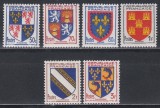 Franta 1953 - Steme de departamente franceze, 2 Serii, MNH, Nestampilat