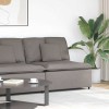 VidaXL Modul central canapea modulară cu perne, gri taupe, 100 cm