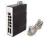 Switch Ethernet Administrabil 12 Porturi 24-57VDC 18W