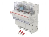 Clemă Siguranțe 100A 22x58mm pentru Șină DIN IP20