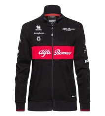 Alfa Romeo Racing hanorac de damă official zip black F1 Team 2023 - S