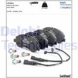 DELPHI LP2661 set placute frana,frana disc