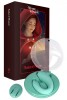 Vibrator Cuplu PleasureBerry FairyGasm, 10 Moduri Vibratii, Remote Control, Silicon, USB, IPX7, Verde