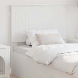 vidaXL Tăblie cap cu headboard Alb 90 cm Lemn compozit 887802