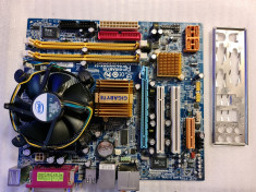 Placa de baza LGA775 GIGABYTE GA-946GMX-S2 DDR2 PCI-E + E2160 - poze reale foto