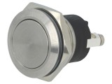 Comutator Anti-vandalism BULGIN MP0037 IP68 Otel Inoxidabil 1A 50V Buton Plat &Oslash;19mm