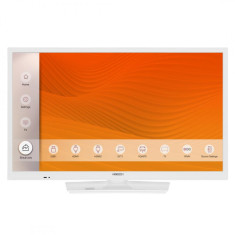 Televizor LED Horizon, 60 cm, 1366 x 768 px, HD, clasa F, Alb