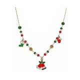 Colier Craciun metal multicolor marime reglabila IL 42, 44,5 cm
