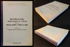 1984 MApN MANUALUL TEHNICIANULUI de AVIATIE 507 pag ilustrata Vol. 2 APARATE de BORD Uz Intern Instalatii Electrice si Speciale de Aviatie (Militara)