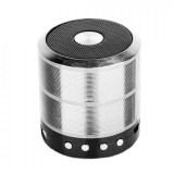 Boxa portabila elSales ELS-887 cu Bluetooth, USB, SD Card, Radio FM, argintiu