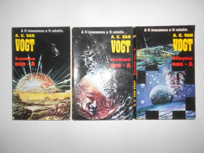 A. E. Van Vogt - Lumea non A / Jucatorii non A / Sfarsitul non A 3 volume foto