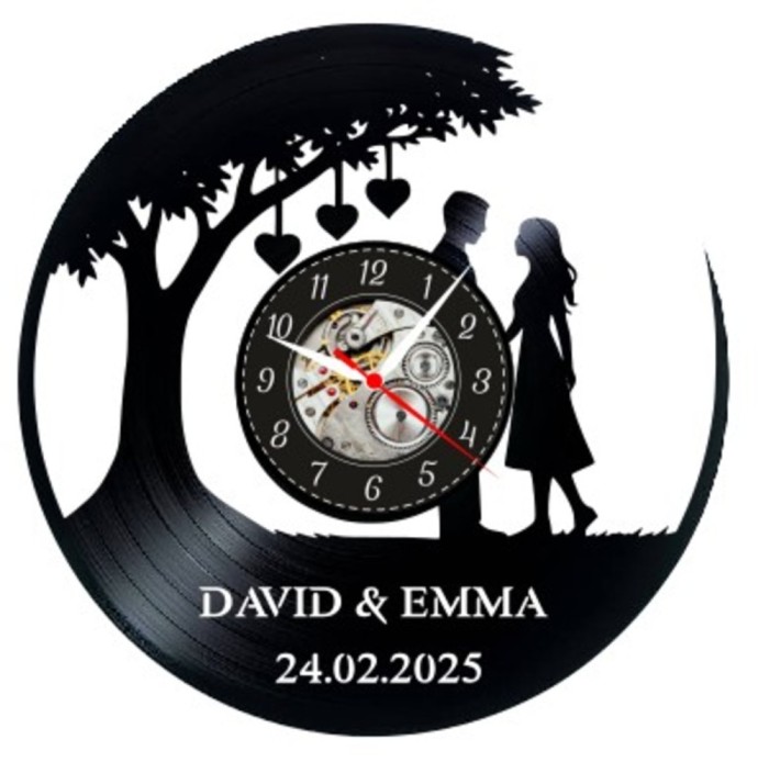 INDRAGOSTITI- ceas de perete (personalizabil)