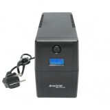 UPS 600VA/360W cu baterie 7Ah si 2 prize schuko, LCD, USB, AVR Breckner Germany