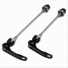 Set axe roti bicicleta fata + spate cu prindere rapida (quick release) Blade