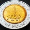 Moneda exotica bimetal 1 POUND - EGIPT, anul 2008 *cod 1929