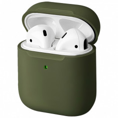 Husa TPU Uniq Lino pentru Apple Airpods 1 / 2, Verde