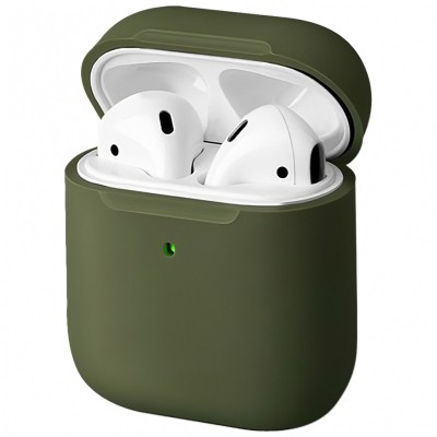 Husa TPU Uniq Lino pentru Apple Airpods 1 / 2, Verde foto