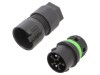 Conector AC AAG STUCCHI 16A 400V IP68 Terminal Surub 2 Piste Model 3801/V-M-2P-BK Cablu 0.5-1.5mm2