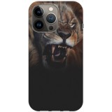 Husa compatibila cu Apple iPhone 12, iPhone 12 Pro model Lion Roar, Silicon, TPU, Viceversa, Transparent, Carcasa