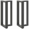 vidaXL Picioare de masa de bar in forma de T, 2 buc., antracit, 50x35x(90-91) cm, o?el