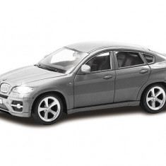 Macheta auto Bmw X6 gri 4 inch, 1:43 RMZ City