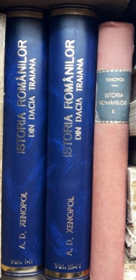 A,D.Xenopol-Istoria romanilor din Dacia Traiana-5 volume-1913-1914-completa foto