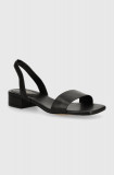 Cumpara ieftin Aldo sandale de piele Dorenna femei, culoarea negru, 13740417.Dorenna