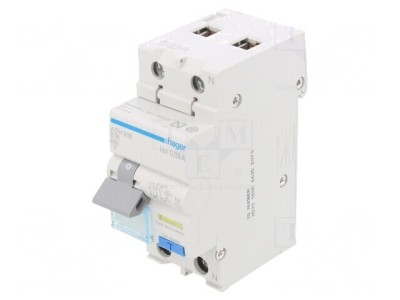 &amp;Icirc;ntrerupător RCBO 16A 30mA 1P+N 240VAC IP20 foto