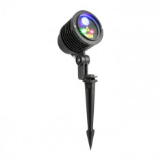 Beamz OUTDOOR LASER, Laser multipunct, 3W, LED-uri RGB, IRC, telecomanda, varf de pamant foto