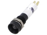 Lampă LED concav 24VDC &Oslash;9mm roşu/verde/galben CML