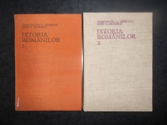CONSTANTIN C. GIURESCU - ISTORIA ROMANILOR 2 volume (1974, editie cartonata)