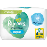 Cumpara ieftin Pampers Harmonie Aqua Șervețele umede pentru copii 4x48 buc