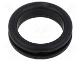 Manşon negru &Oslash;orif.mont: 31mm &Oslash;orif: 25mm Gros.panou: max.3mm ESSENTRA