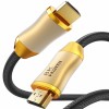 Cablu HDMI Fatorm, auriu/negru, 2 m 8K