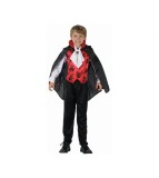Costum carnaval Elegant Vampire pentru copii, marime 110/120 cm ( 4-6 ani)