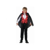 Costum carnaval Elegant Vampire pentru copii, marime 120/130 cm ( 6-8 ani)