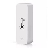 Senzor inteligent de temperatura si umiditate, higrometru, Wi-Fi 2,4 GHz, Compatibil cu Tuya, SmartLife, Amazon Alexa, Google Assistant
