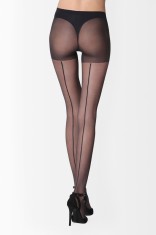 Dres transparent Iulia 20 DEN Nero 3-M foto