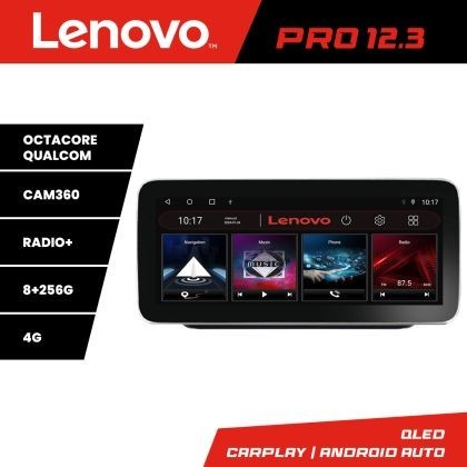 Navigatie Nissan X-trail 2021- Lenovo Qled 12.3 inch Octa Core 8+256 360 DSP ADAS carplay android auto radio internet kit-x-trail-2021+PRO-12.3-8+256+