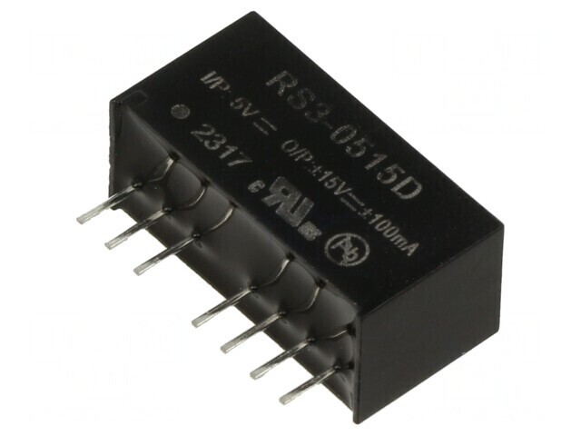 Convertor DC/DC 3W 4.5-9V la 15V/-15V SIP8