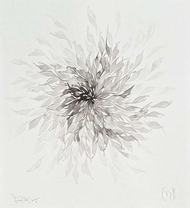 Bogdan Tanase Marinescu - Abstractie caligrafica, 2024