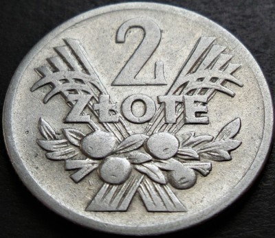 Moneda 2 ZLOTI - POLONIA, anul 1958 * cod 2747 A foto