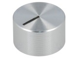 Buton rotativ aluminiu-plastic 4mm