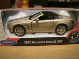 Machete Welly - 2012 MERCEDES-BENZ SL 500 , scara 1:43 - 11cm