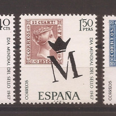 Spania 1967 - Ziua Mondială a timbrului, MNH